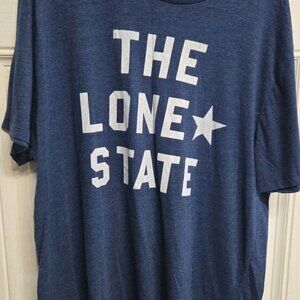 Old Navy Mens Tshirt Sz XL Blue The Lone State